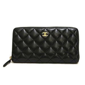 Chanel Cocomark Round Wallet Bag Black